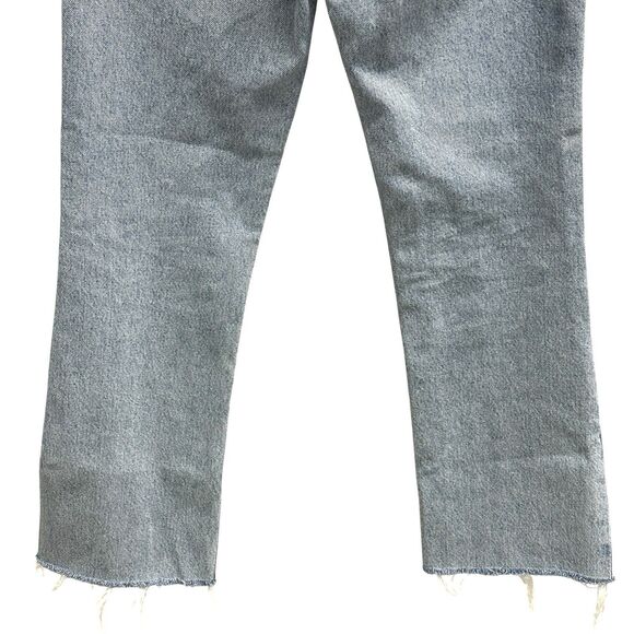 Agolde Jeans Blue Light Wash Lana MidRise Straight Leg Riptide 26x30 $218 Revolv - Picture 10 of 11